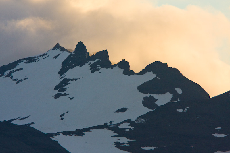 Peaks At Sunset